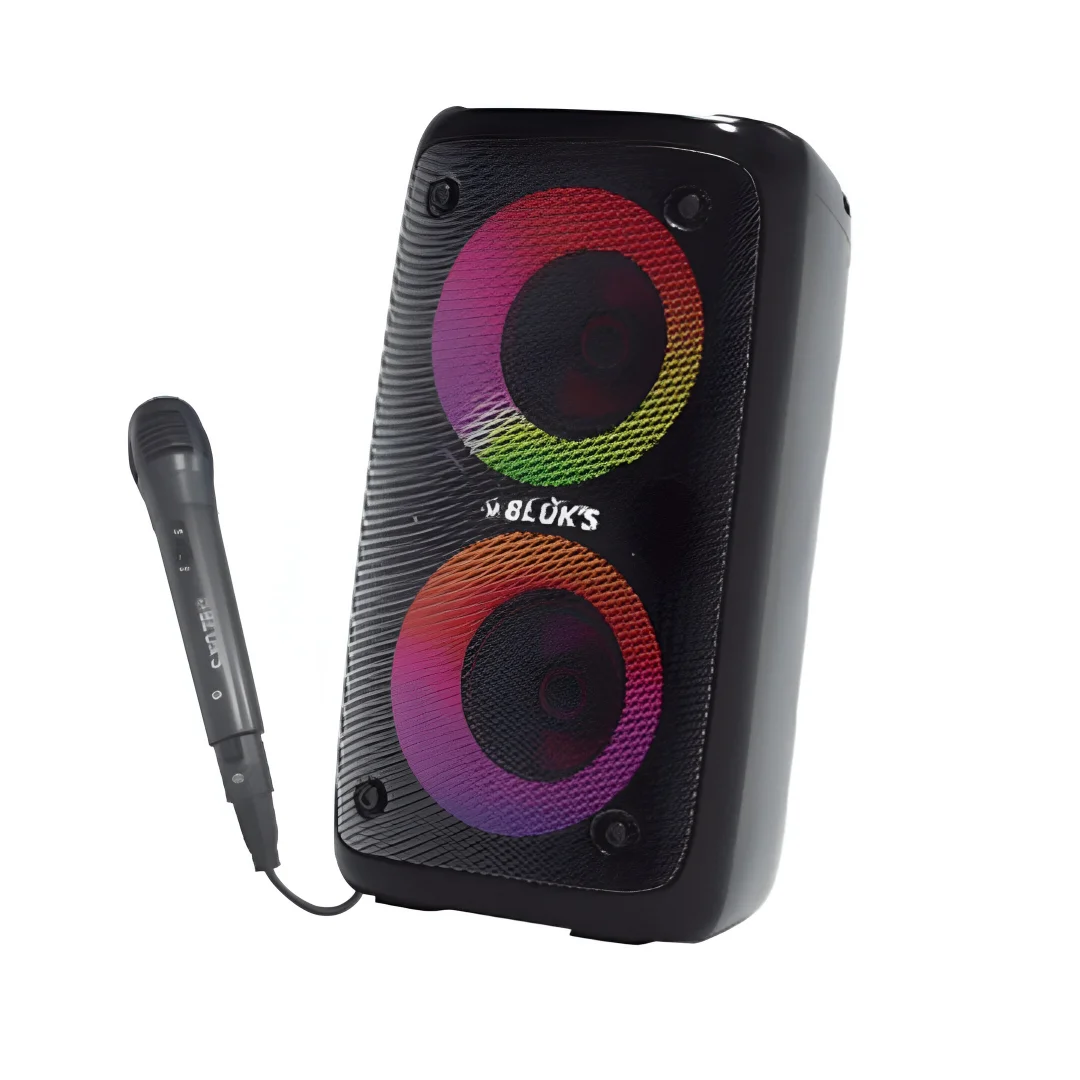 BLUK’S BX-178: 20W Dual Driver Speaker with Karaoke Mic