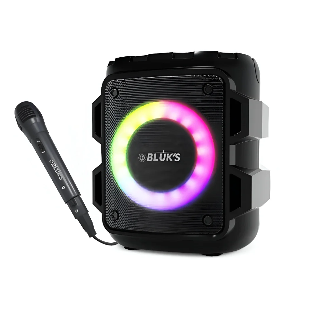 BLUK’S BX-177 Max: 10W Karaoke Speaker with Wired Mic